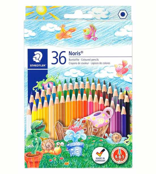 مدادرنگی 36 رنگ مقوایی استدلر 144ND36