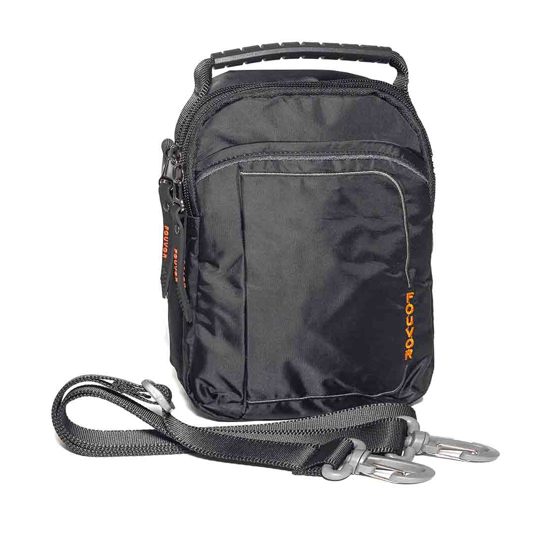کیف دوشی پاسپورتی فوور fouvor black 294906 
