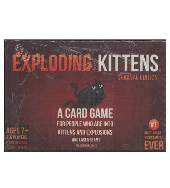 بازی فکری گربه های انفجاری exploding kittens