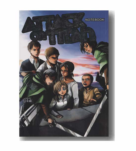 دفتر یادداشت همیشه 528 attack on titan نبرد تایتان ها
