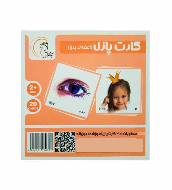کارت پازل اعضای بدن