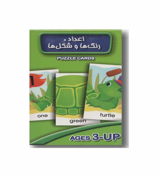 فلش کارت اعداد رنگ ها و شکل ها