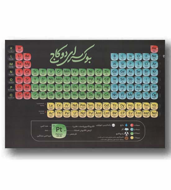 جدول مندلیف A4 بوک سرای دوکاج