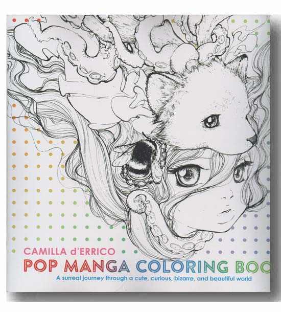 Pop Manga Coloring Book