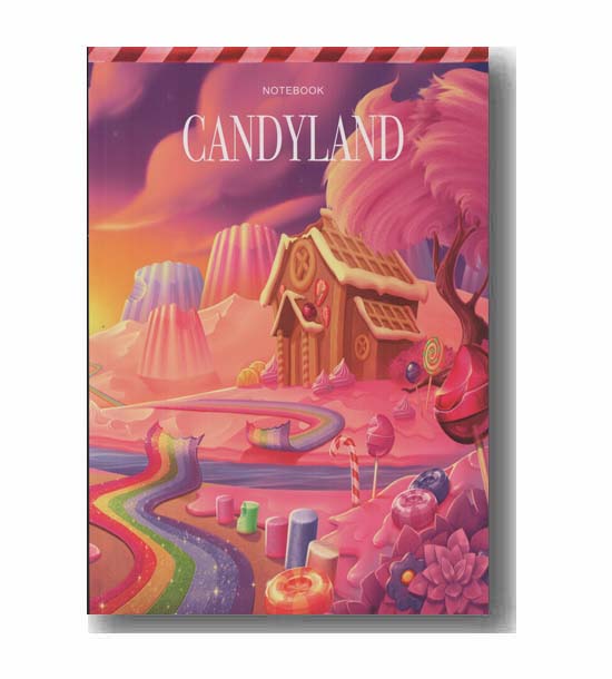 دفتر یادداشت رقعی گلاسه candyland همیشه 479