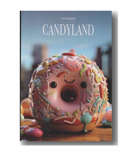 دفتر یادداشت رقعی گلاسه candyland همیشه 509