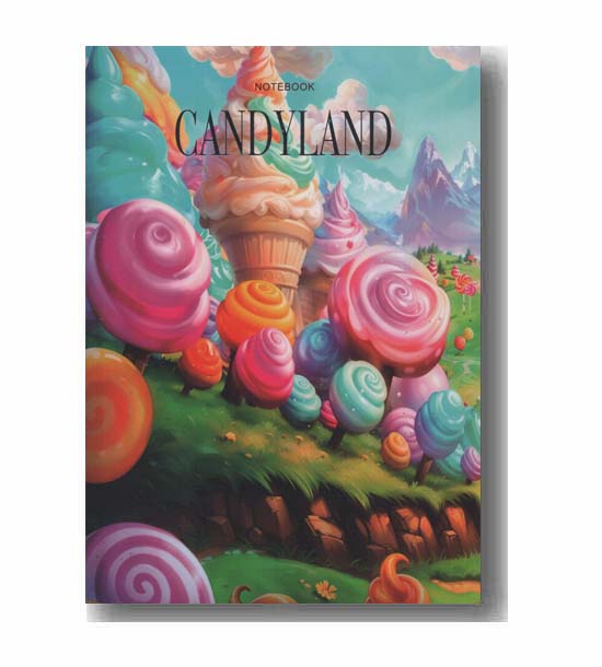 دفتر یادداشت رقعی گلاسه candyland همیشه 486