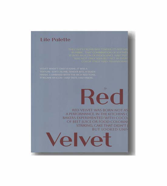 دفتر جیبی کاغذ رنگی همین life palette طرح redvelvet