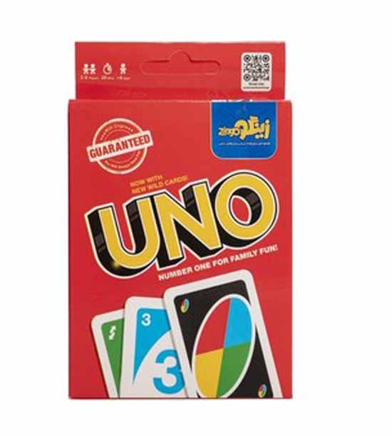 بازی اونو uno 64 کارت 2386