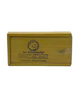 دومینو جعبه چوبی کلاسیک
