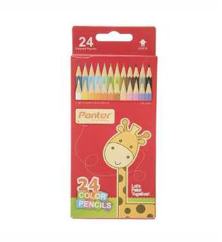 مداد رنگی 24 مقوایی پنتر