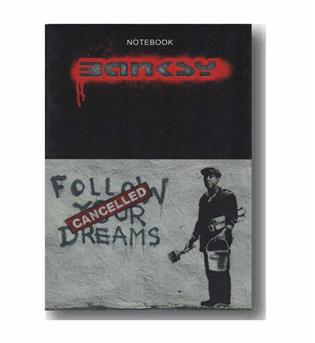 دفتر یادداشت بنکسی banksy همیشه کد 495