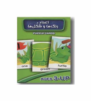 فلش کارت اعداد رنگ ها و شکل ها