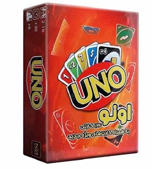 بازی اونو 124 کارت هارد uno