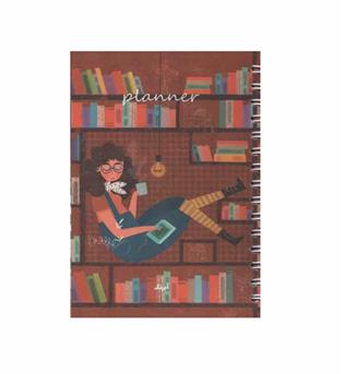 پلنر روزانه کتابخانه A6 آبرنگ 101426
