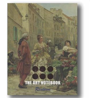 دفتر طراحی رحلی مدل art note book کد 066