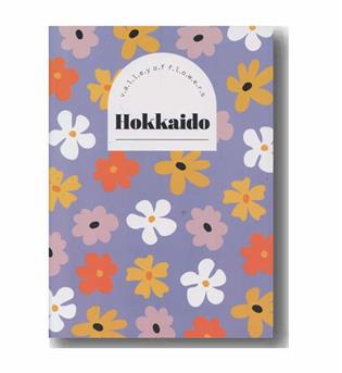 دفتر رقعی شومیز همین flowers طرح hakkaido